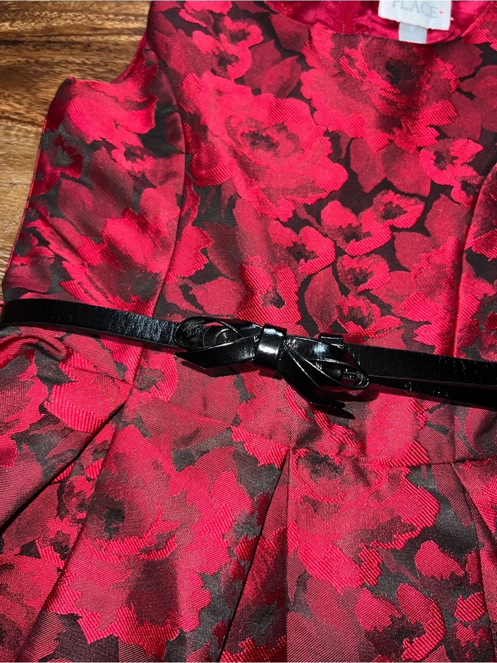 The Children’s Place Formal Floral Jacquard Dress, Size 8 - Picture 6 of 11